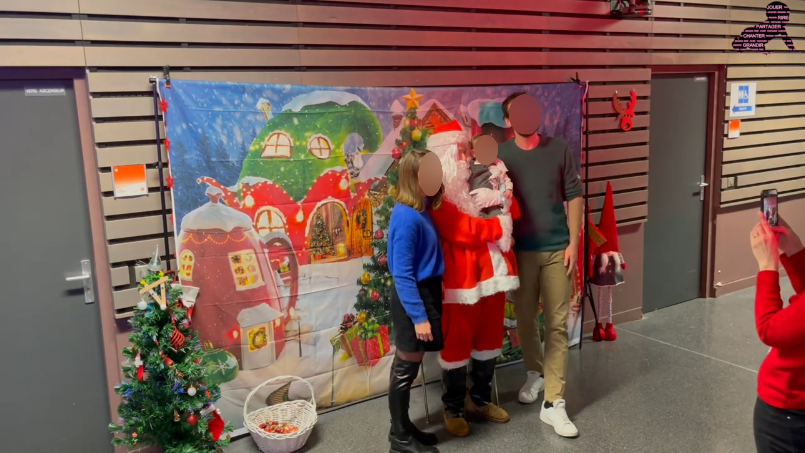 Photo avec le Père Noël